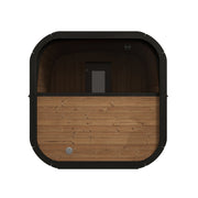 SaunaLife 8 Person Cube Series Luxury Outdoor Sauna with Changeroom