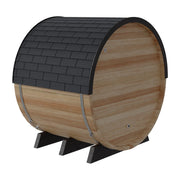 Finnmark FD-7 Outdoor Hybrid Infrared and Traditional 4-Person Thermo-Aspen Barrel Sauna