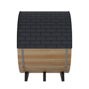 Finnmark FD-7 Outdoor Hybrid Infrared and Traditional 4-Person Thermo-Aspen Barrel Sauna