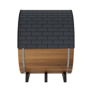 Finnmark FD-6 Outdoor Hybrid Infrared and Traditional 4-Person Cedar Barrel Sauna