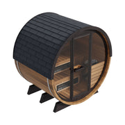 Finnmark FD-6 Outdoor Hybrid Infrared and Traditional 4-Person Cedar Barrel Sauna