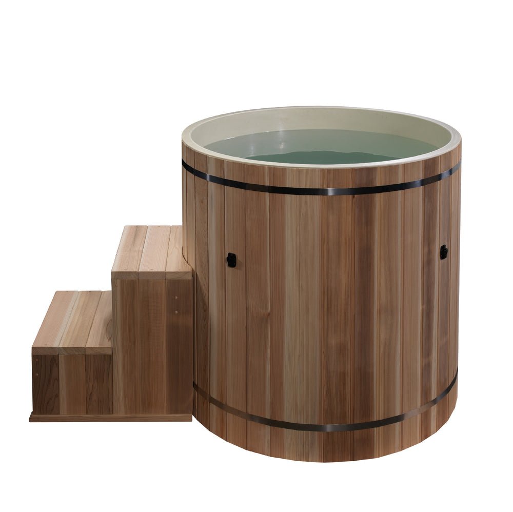Dynamic Cold Therapy PVC Barrel Cold Plunge - Just The Tub - Lotus Massage Chairs