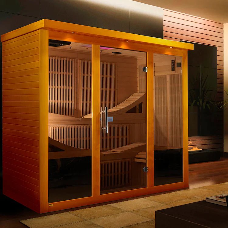 Golden Designs Monaco Elite Near Zero EMF Far Infrared Sauna - Lotus Massage Chairs