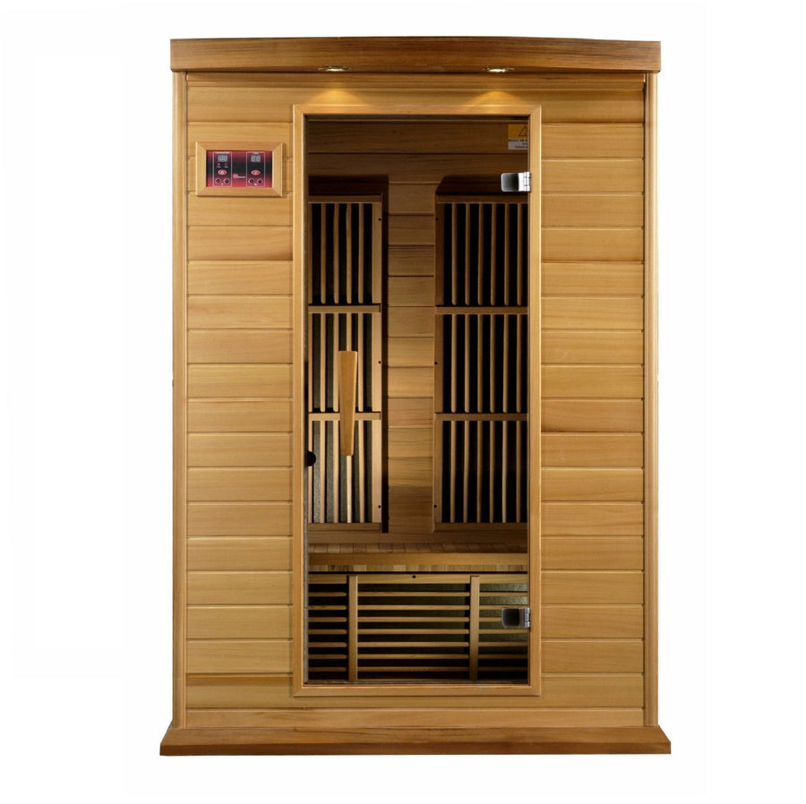 Golden Designs MX-K206-01 Maxxus Low EMF FAR Infrared Sauna Canadian Red Cedar - Lotus Massage Chairs