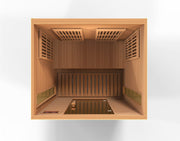 Golden Designs MX-K206-01 Maxxus Low EMF FAR Infrared Sauna Canadian Red Cedar - Lotus Massage Chairs