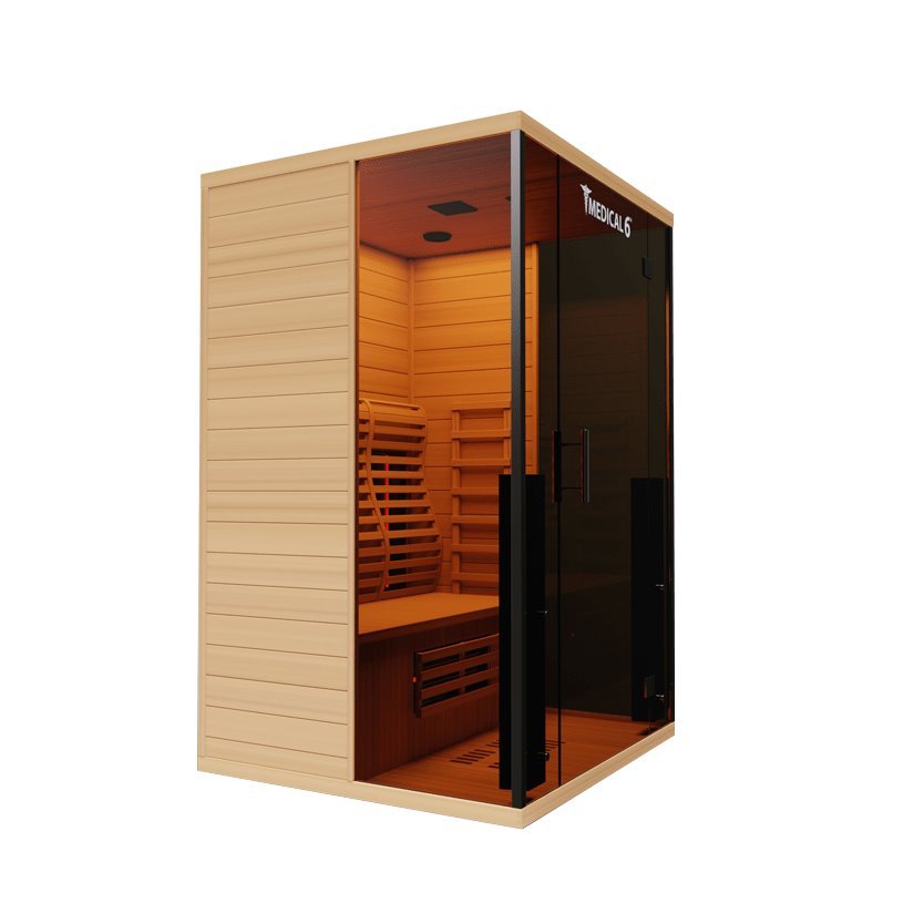 Medical 6 Ultra Full Spectrum Infrared Sauna (2 Person) - Lotus Massage Chairs
