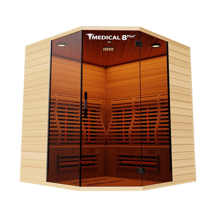 Medical 8 Plus v2 Ultra Full Spectrum Infrared Sauna (6 Person) - Lotus Massage Chairs