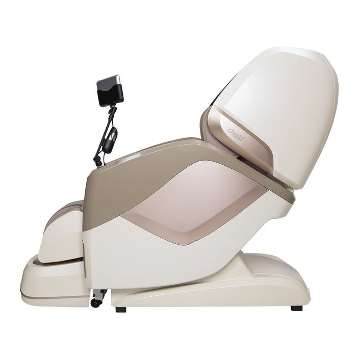 Osaki 4D Maestro LE 2.0 Massage Chair featuring a reclining design, touchscreen control, and advanced massage functions for full-body relaxation.