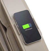 Osaki 4D Maestro LE 2.0 Massage Chair with a smartphone on its wireless charging pad.