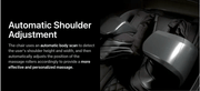 Osaki OP-4D Master massage chair with helmet and gloves on a black leather seat, showcasing its advanced 4D massage features and wellness benefits.