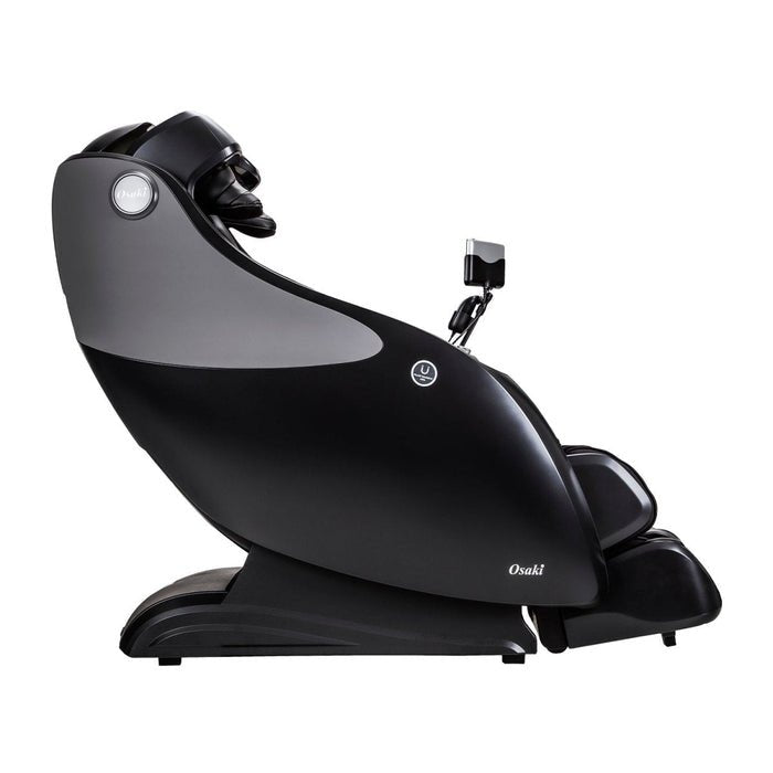 Osaki OP-4D Master massage chair with advanced 4D massage mechanism, zero gravity reclining, muscle tension detection, and Bluetooth speakers.