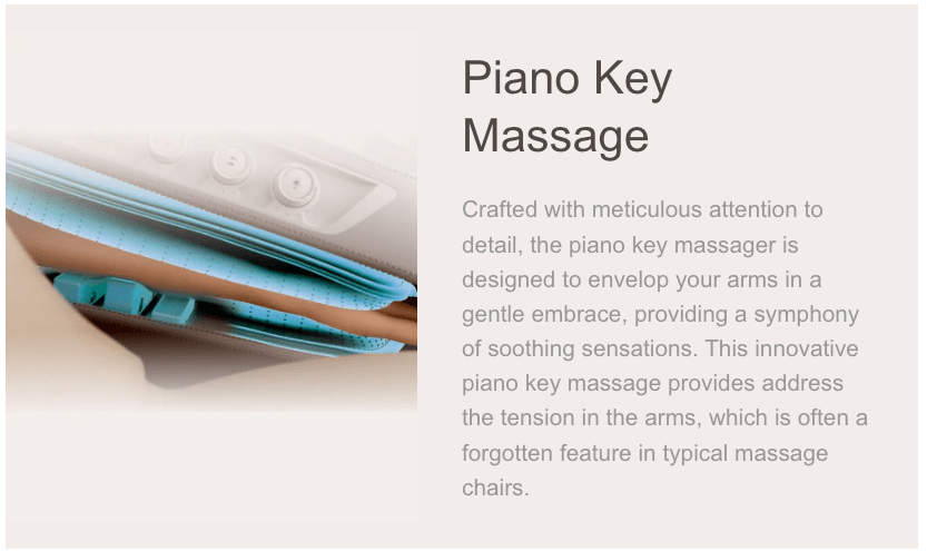 Close-up of the Osaki OS-Pro 4D DuoMax Massage Chair, highlighting its advanced massage mechanisms and intelligent sensors for personalized relaxation.