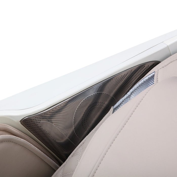Close-up of the Osaki OS-Pro 4D DuoMax Massage Chair's seat, showcasing its premium design and advanced massage features.