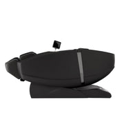 The Daiwa Supreme Hybrid Massage Chair by Daiwa features a modern black look with an L-shaped massage track, adjustable headrest, and a compact touchscreen control panel, all shown from a side view.