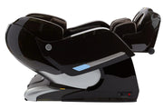 The Kyota Yosei M868 4D Massage Chair by Kyota features a sleek, modern recliner design with armrests and a footrest for soothing foot massages, shown in a side view against a white background.