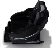 The Medical Breakthrough 8 Massage Chair by Medical Breakthrough, shown in sleek black with padded armrests, footrests, head support, and side panel text, features advanced Chiropractic BodyTwist Technology for a truly soothing experience.