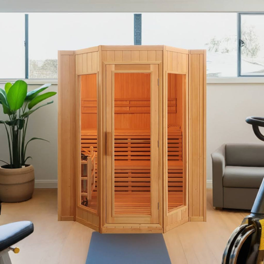 SunRay Tiburon 4-Person Indoor Traditional Sauna 400SN