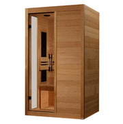 Dynamic Veneto 1-2-person Low EMF FAR Indoor Infrared Sauna + Red Light Therapy
