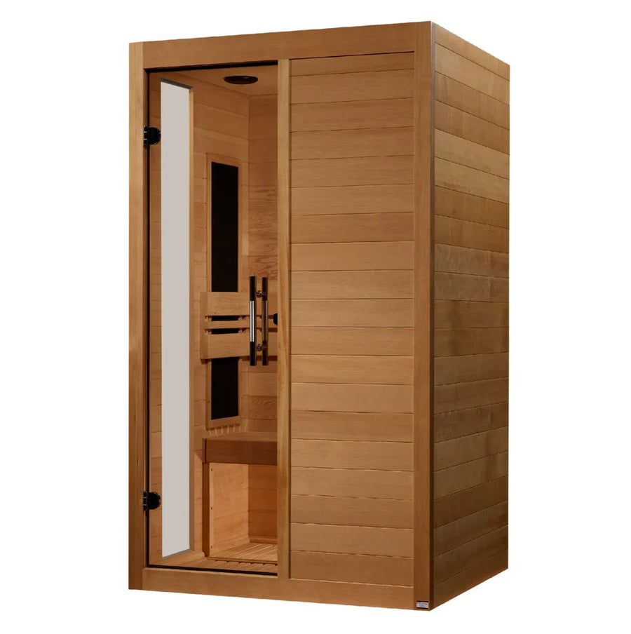 Dynamic Veneto Elite 1-2-person Ultra Low EMF FAR Indoor Infrared Sauna + Red Light Therapy