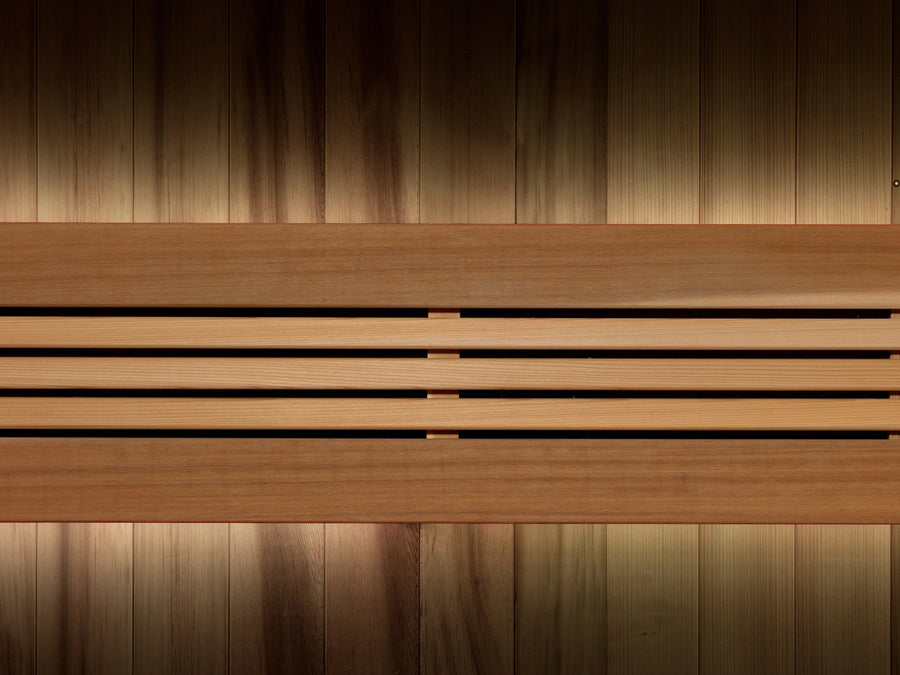 Golden Designs 2025 Osla Edition 6 Person Traditional Steam Sauna - Canadian Red Cedar
