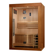 Golden Designs Sundsvall Edition 2 Person Traditional Steam Sauna - Canadian Red Cedar
