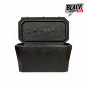 A large black Modtub 2.0 Cold Plunge - Tub Only by Modtub, shown with the lid open and a Black Friday Sale banner in the top right—ideal for anyone seeking an effective cold therapy tub.