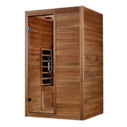 Maxxus S-Line 2-Person Full Spectrum Near Zero EMF FAR Indoor Infrared Sauna + Red Light Therapy