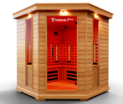 Medical Saunas - Medical 7 Plus, 4-6 Person Full Spectrum Infrared Sauna