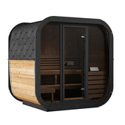 SaunaLife CL5G, 4 Person Cube-Series Outdoor Home Sauna