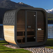 SaunaLife CL5G, 4 Person Cube-Series Outdoor Home Sauna