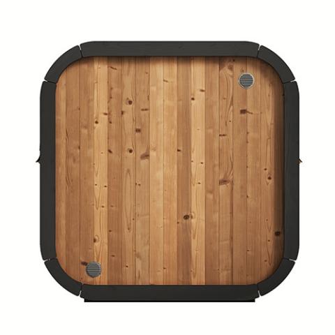 SaunaLife CL5G, 4 Person Cube-Series Outdoor Home Sauna