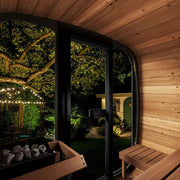 SaunaLife CL5G, 4 Person Cube-Series Outdoor Home Sauna