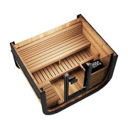 SaunaLife CL5G, 4 Person Cube-Series Outdoor Home Sauna