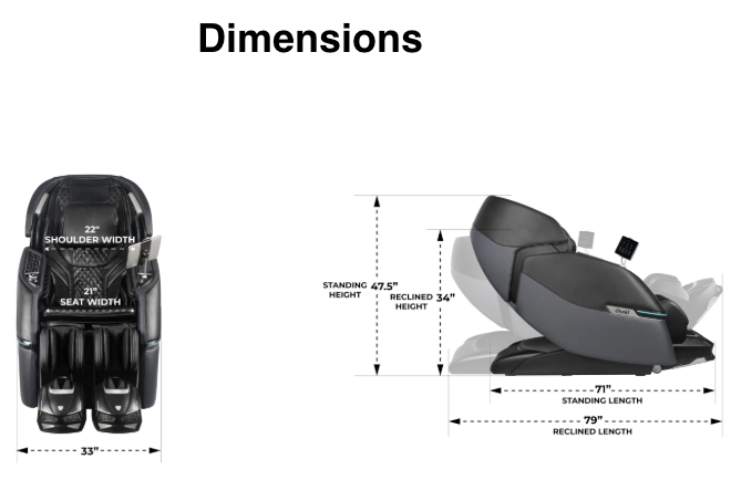 Osaki Trion Flex Duo 4D+3D Massage Chair