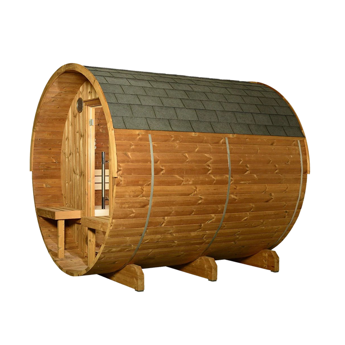 Harvia Evander 6 Person Barrel Sauna