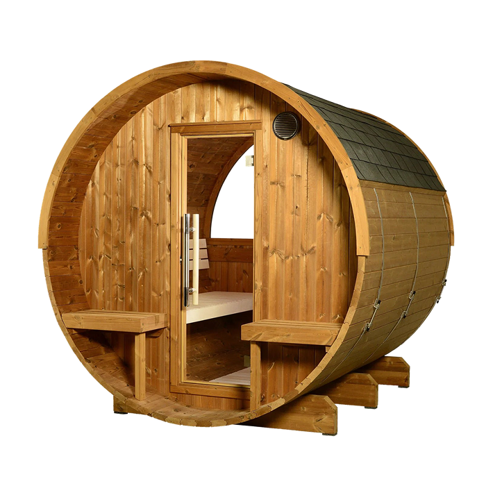 Harvia Evander 6 Person Barrel Sauna