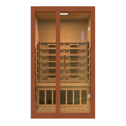 Dynamic Santiago 2 Person Full Spectrum Infrared Sauna - Canadian Hemlock