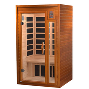 Dynamic Barcelona 1-2-person Low EMF (Under 8MG) FAR Infrared Sauna (Canadian Hemlock)