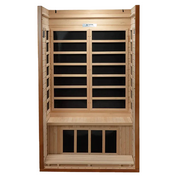 Dynamic Barcelona 1-2-person Low EMF (Under 8MG) FAR Infrared Sauna (Canadian Hemlock)