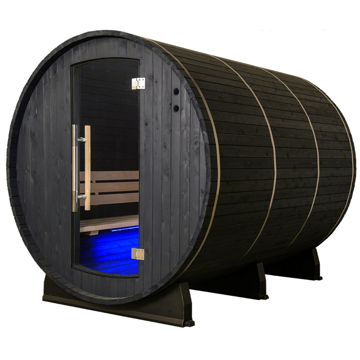 Almost Heaven Huntington 4-6 Person Canopy Barrel Sauna