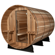 Almost Heaven Charleston 4 Person Canopy Barrel Sauna