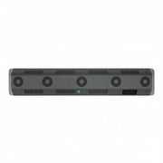 A top-down view of the RLT Home Total Spectrum ULTRA (7 Wave 480 LEDs), a rectangular gray device with five circular vent fans, a small screen, and control buttons for full-body red light therapy, set against a white background.