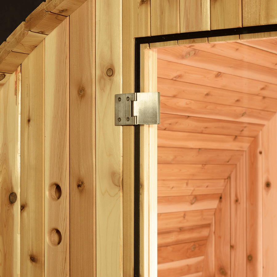 Almost Heaven Essex 4 Person Barrel Sauna - LuxeWell Life