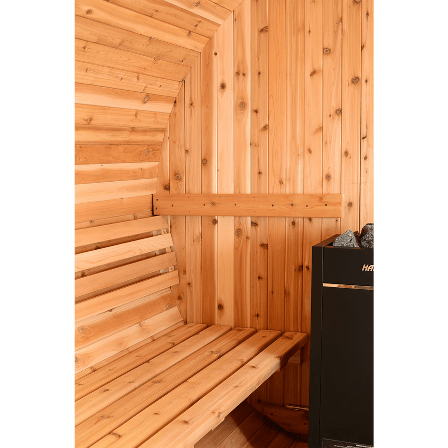 Almost Heaven Essex 4 Person Barrel Sauna - LuxeWell Life