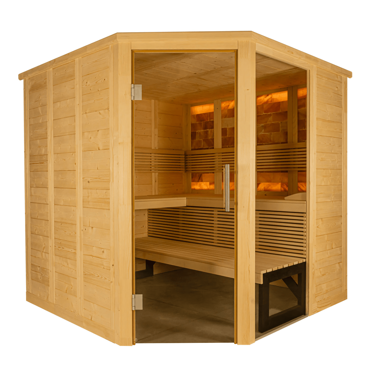 Almost Heaven Himalaya Corner 6 Person Indoor Sauna - LuxeWell Life