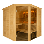 Almost Heaven Himalaya Corner 6 Person Indoor Sauna - LuxeWell Life