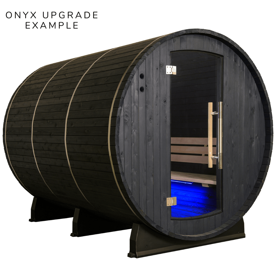Almost Heaven Pinnacle 4 Person Barrel Sauna - LuxeWell Life