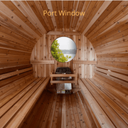 Almost Heaven Pinnacle 4 Person Barrel Sauna - LuxeWell Life