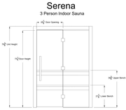 Almost Heaven Serena 3 Person Indoor Sauna - LuxeWell Life