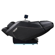 The Daiwa Pegasus Hybrid Massage Chair by Daiwa, shown in black and reclined from a side view against a white background, features a built-in control panel and 3D massage rollers for full-body relaxation.